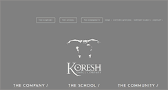 Desktop Screenshot of koreshdance.org